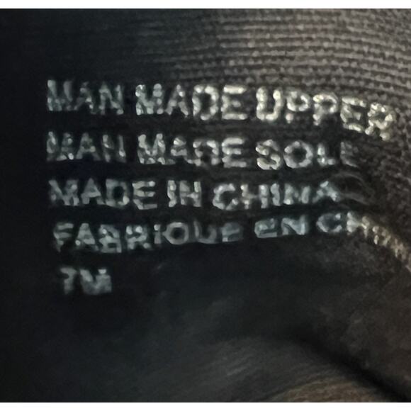 Dolls Kill yru patent black aura moon & stars holo reflective pointed boots Sz 7 - Picture 6 of 6